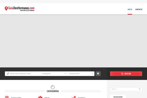 Directory2 theme site design template sample
