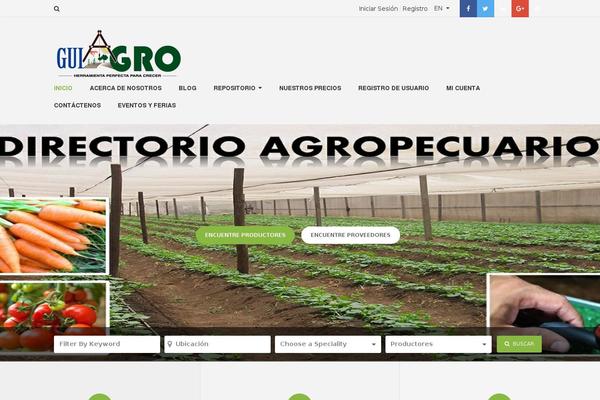 guiagronicaragua.com site used Agrodir
