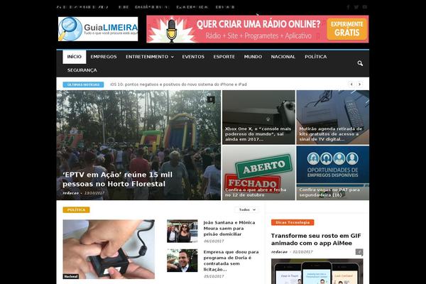 guialimeira.com.br site used NewsMag