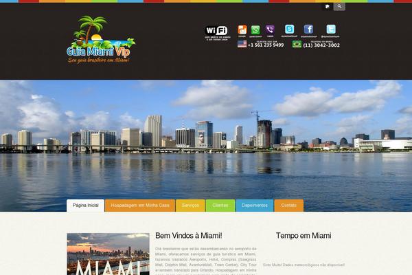 Site using Weather and Weather Forecast Widget plugin