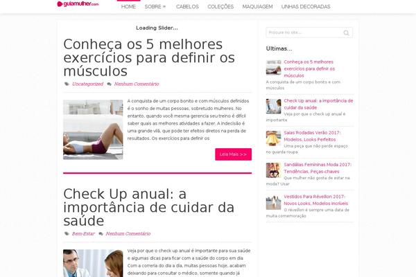 Rapido theme site design template sample