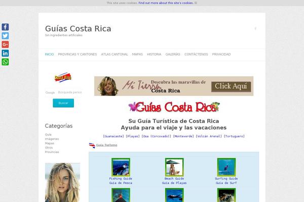 Site using Implied Cookie Consent plugin