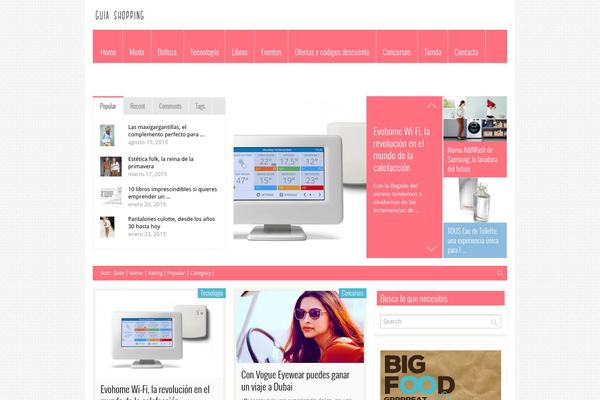 Gillion theme site design template sample