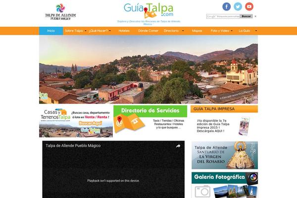 Directory theme site design template sample