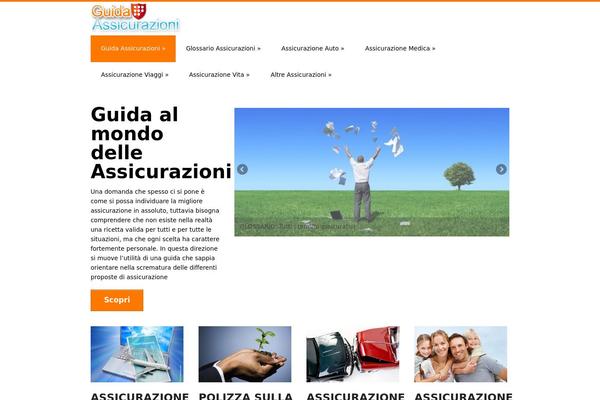 discover theme site design template sample