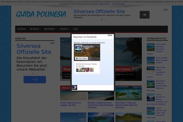 Jarida theme site design template sample