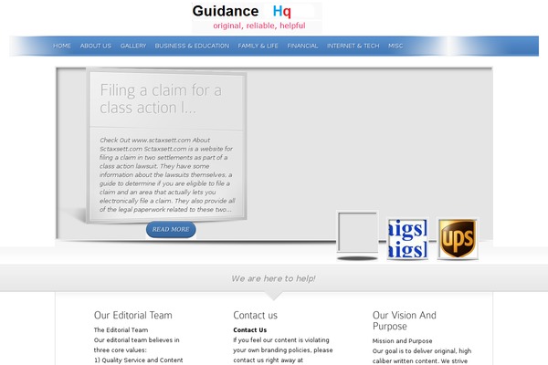 SimplePress theme site design template sample