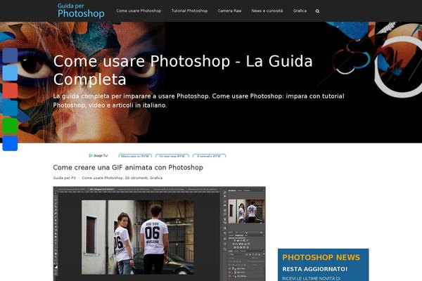 Site using GIF Animation Preview plugin