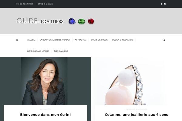 Camille theme site design template sample