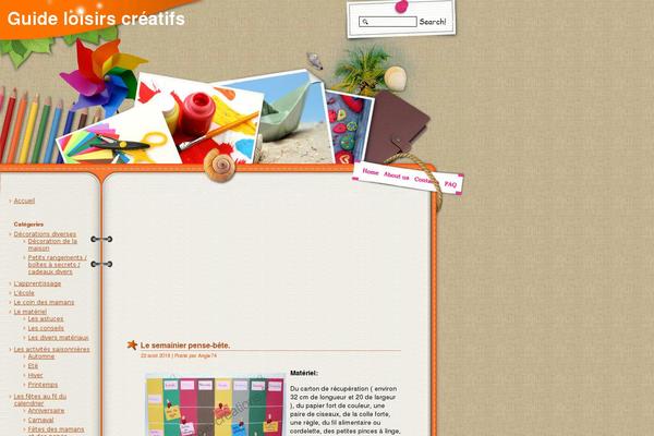 Kidslife theme site design template sample