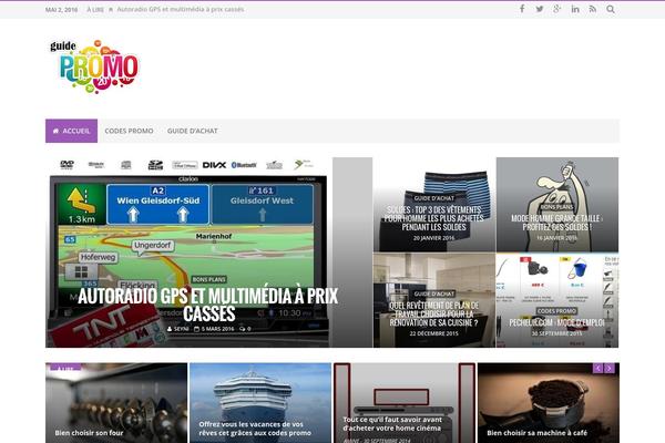 Magic Mag theme site design template sample