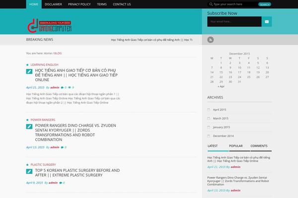 Forceful Lite theme site design template sample