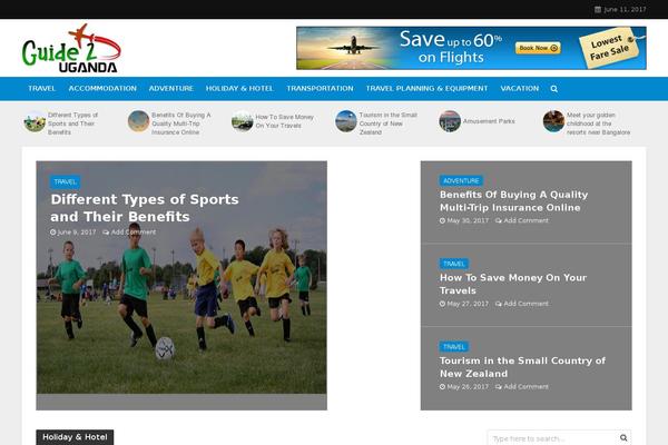 Herald theme site design template sample