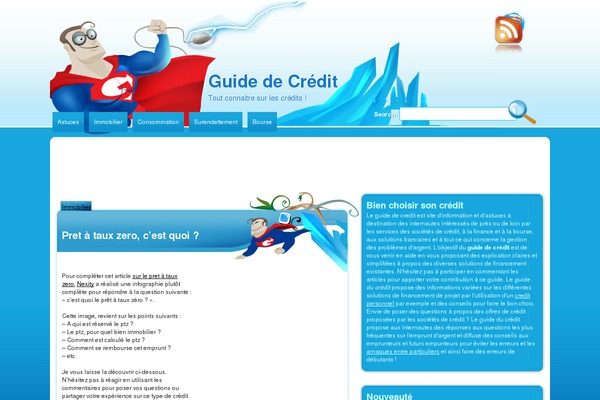 guidedecredit.com site used Super-blogger