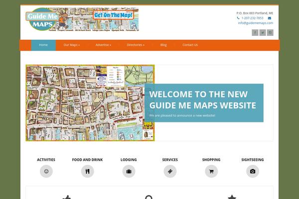 Felicity theme site design template sample