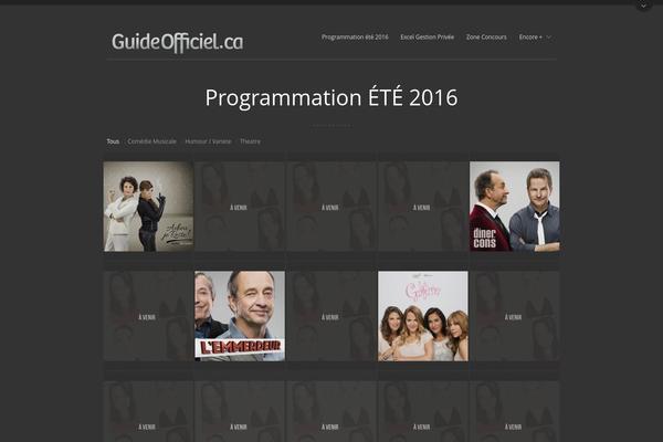 Aware theme site design template sample