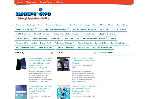 Newspaper Lite theme site design template sample
