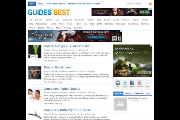 Freshlife theme site design template sample