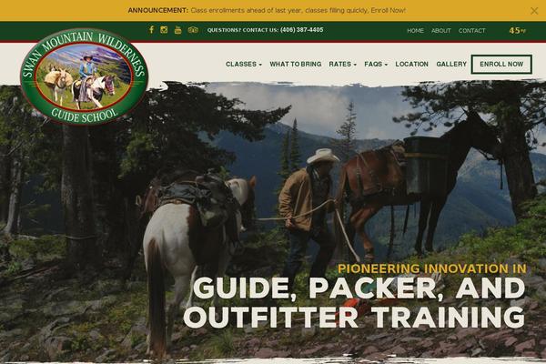 Roots theme site design template sample