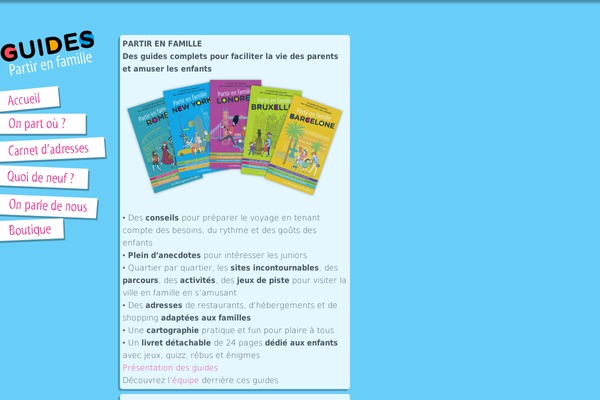 guidespartirenfamille.com site used Five3.2.0-beta