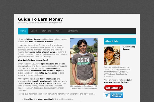 GoPress theme site design template sample