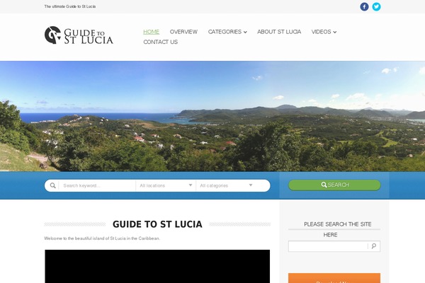 Directory theme site design template sample