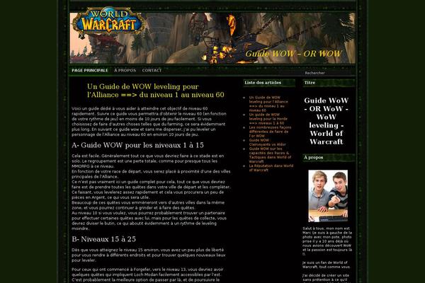 guidewow.org site used World-of-warcraft