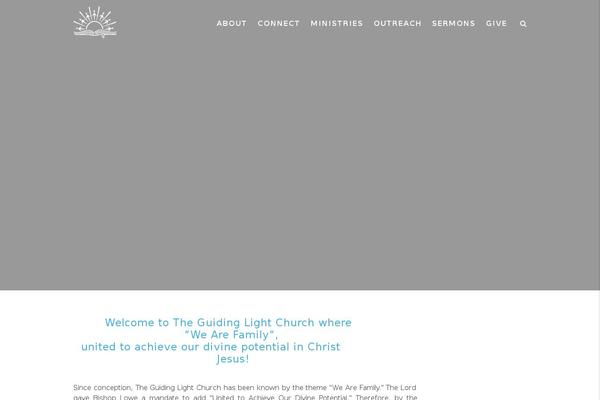 Adorechurch-child theme site design template sample