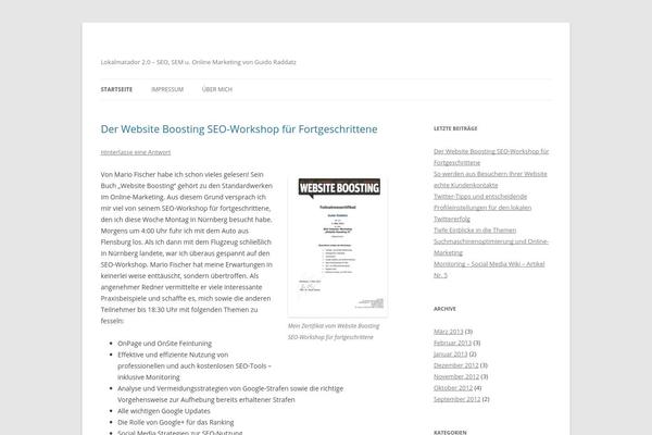 Site using 140follow plugin