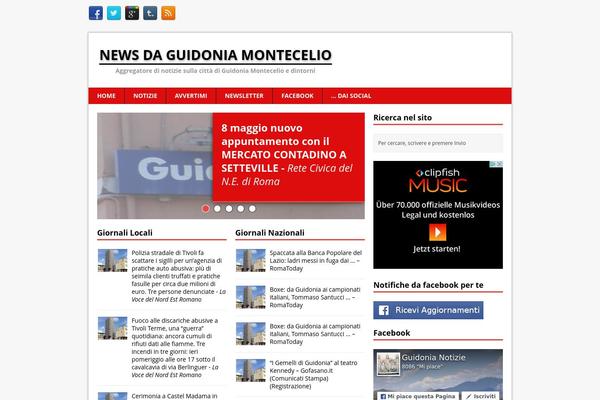 MH Magazine theme site design template sample