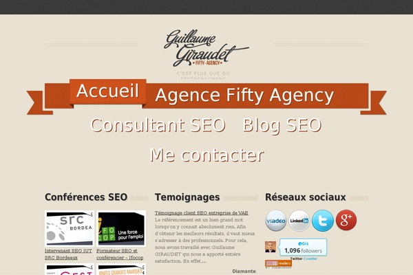 guillaumegiraudet.com site used Theme1847