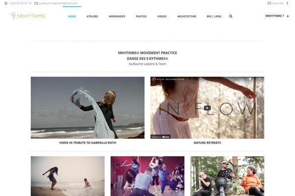 Jupiter Child theme site design template sample