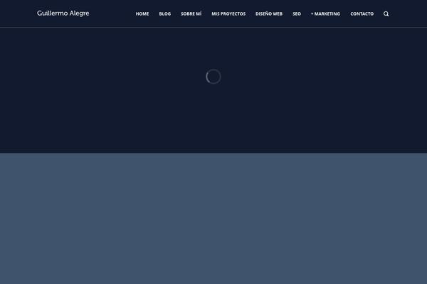 guillermoalegre.es site used Unitheme