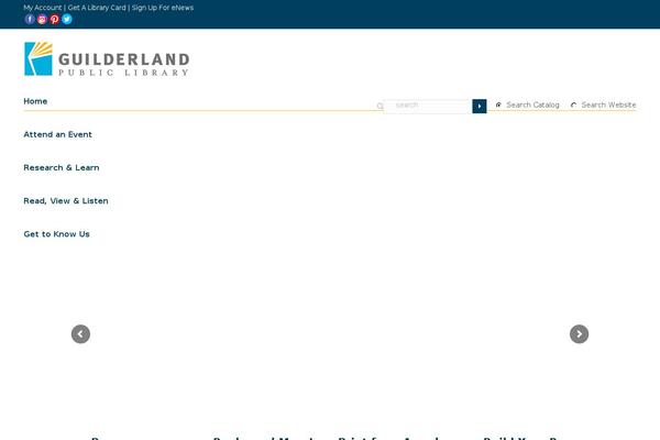 Site using Library-bookshelves plugin