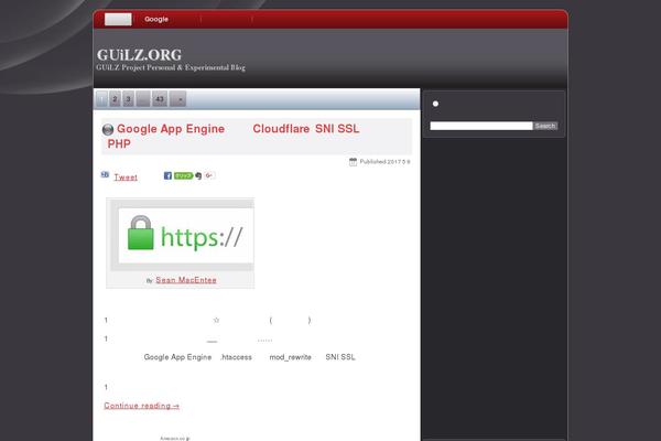 Site using jQuery Colorbox plugin