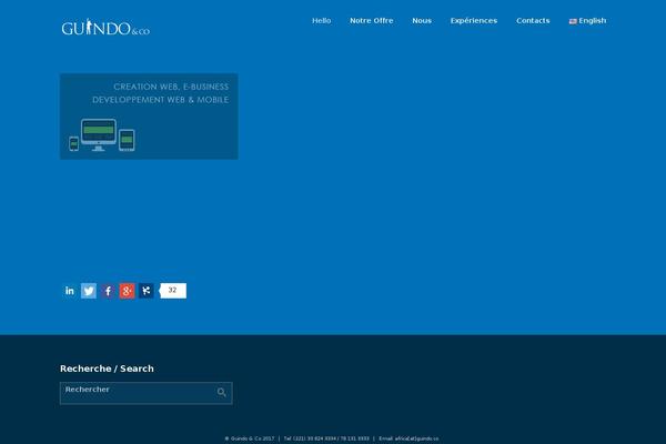 Site using Simplified Social Share plugin