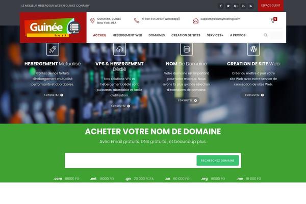 Easyweb theme site design template sample