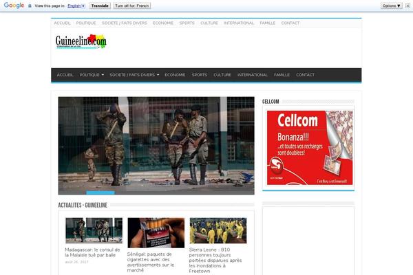 Sahifa theme site design template sample