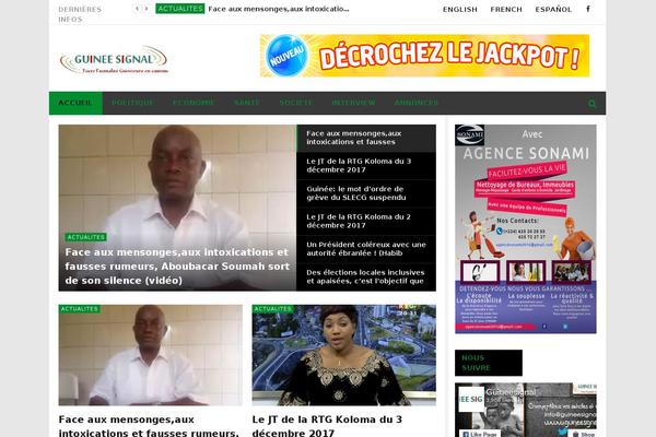 Site using T4B News Ticker plugin