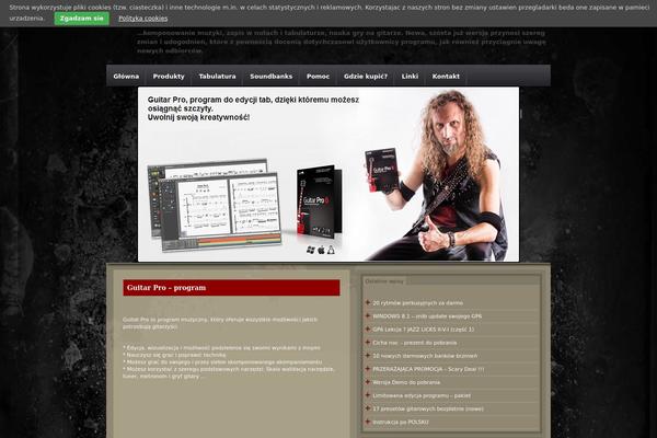 THAT Music Theme theme site design template sample