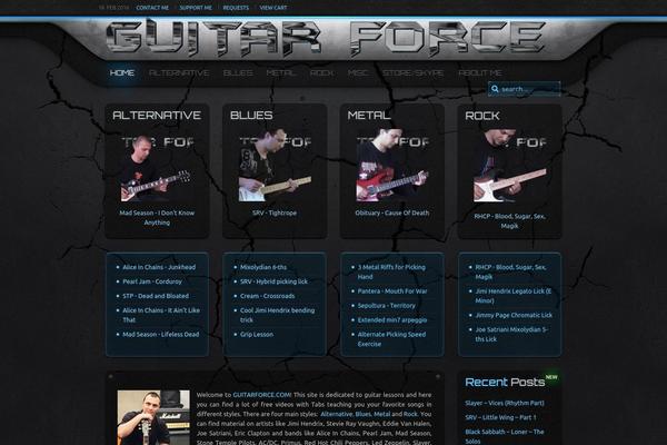 Catalyst theme site design template sample