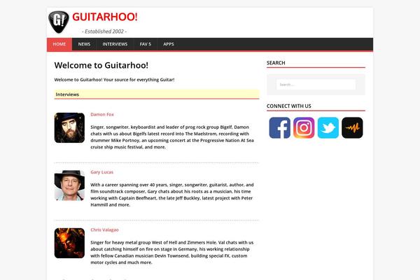 MH Magazine lite theme site design template sample