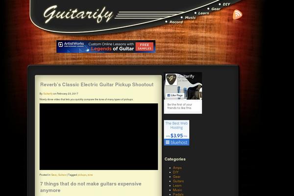 Hybrid theme site design template sample