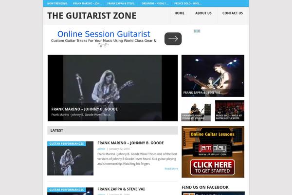 guitaristzone.com site used Niche-profit-theme