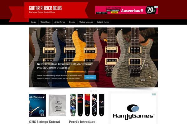 guitarplayernews.com site used Wp-boundless101