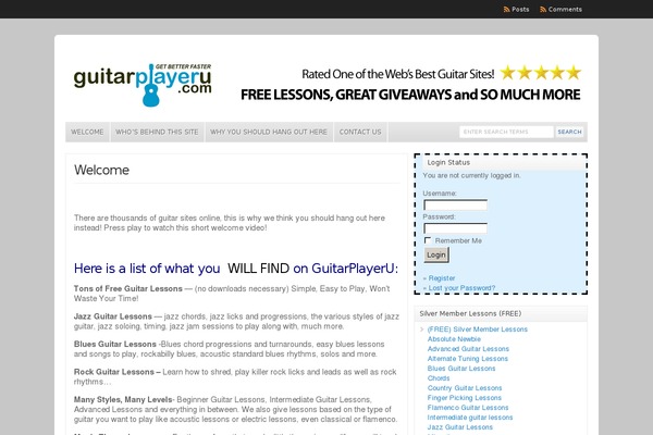 WP-Clear theme site design template sample