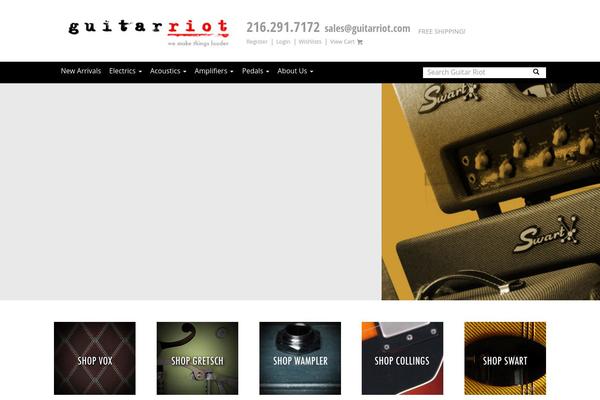 guitarriot.com site used Guitar