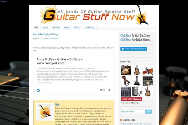 Site using Pinterest Badge plugin