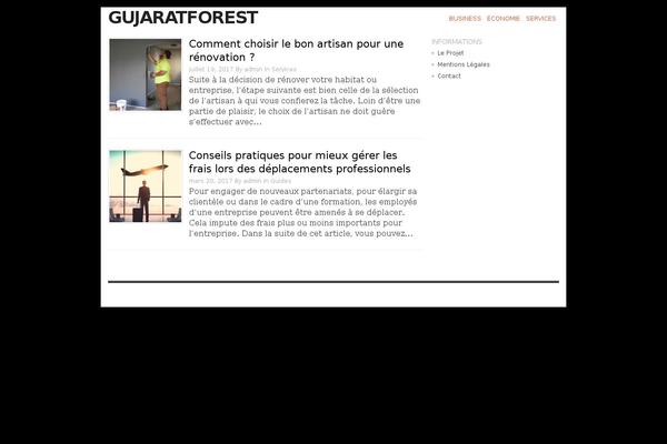 Site using Magazine3-widgets plugin