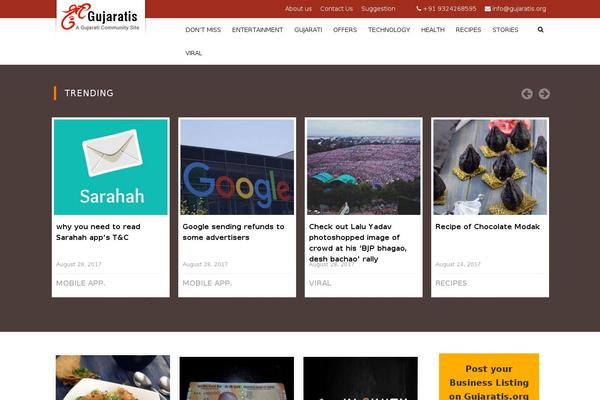 gujaratis.org site used Gujratipack